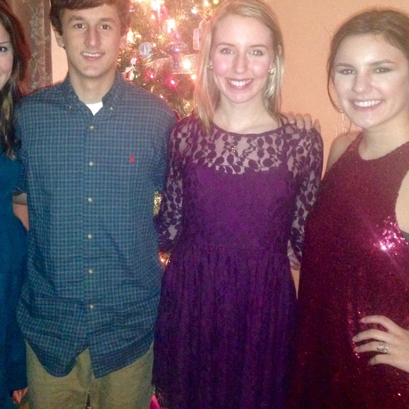 Free People Floral Lace Mesh Dress - Picture 3 of 5